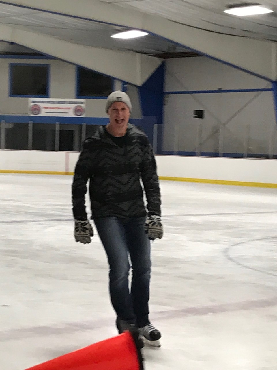 Leo Dodds BIG Smile Ice Skating