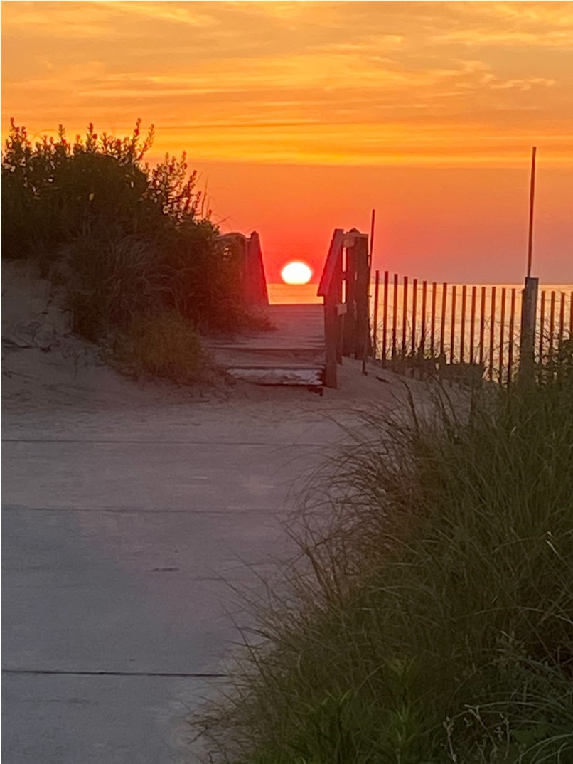 Mike Hagans Beautiful Sunrise on the East Coast-Path to OBX Beach in NC