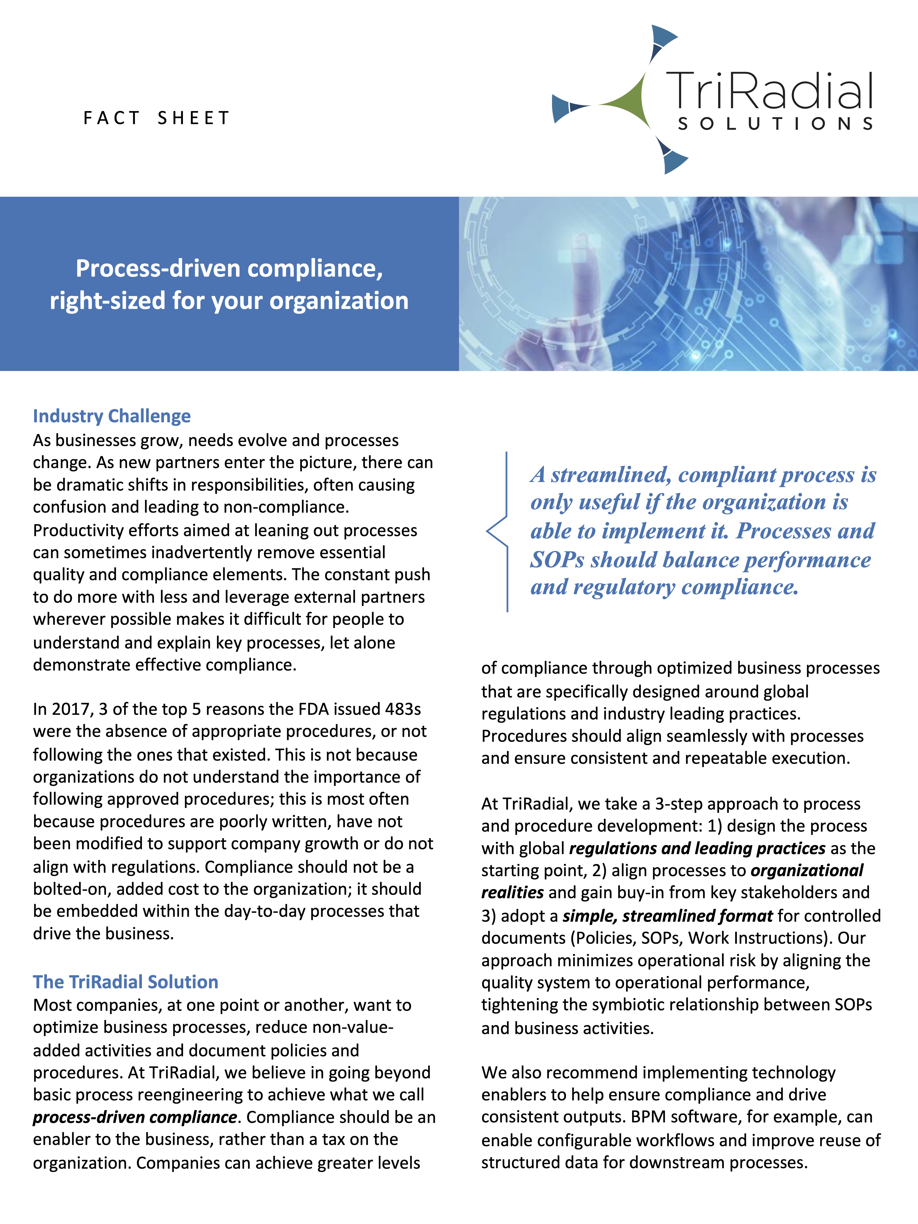 Process-driven Compliance